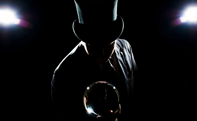 photo of mysterious magician